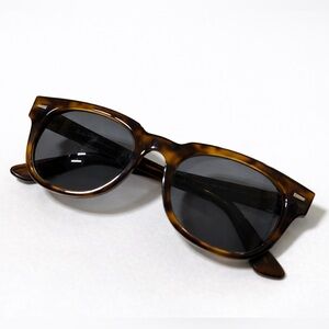 Ray-Ban RB4168 Meteor Tortoiseshell Sunglasses Brown Frame Made in Italy